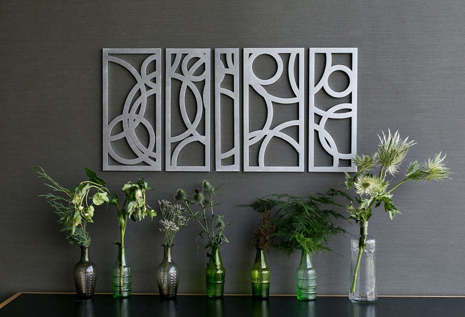 Декоративное панно на стену из металла