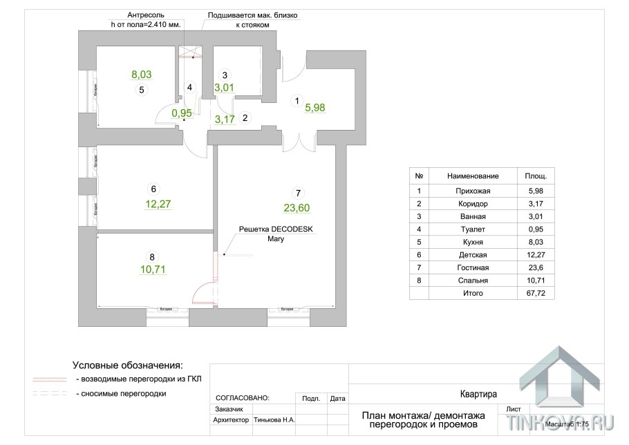 Планировка квартиры
