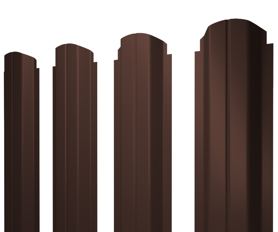 Евроштакетник RAL 7024