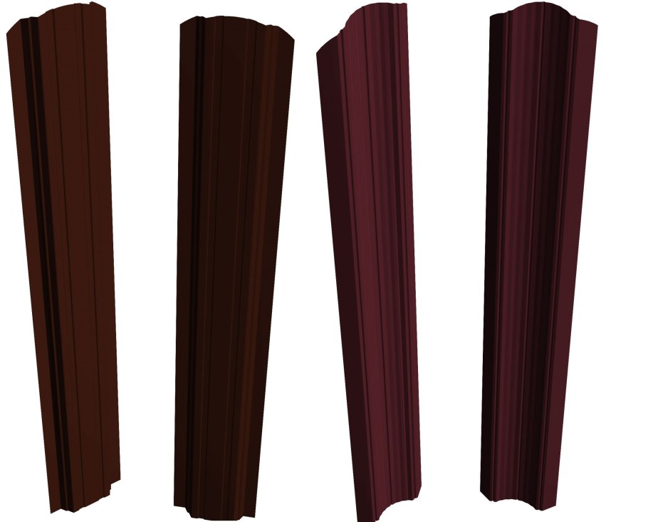 Штакетник металлический м-образный 127 мм