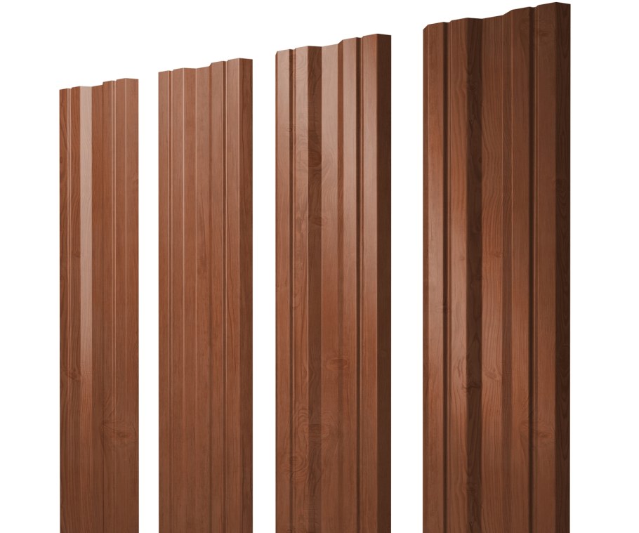 Штакетник п образный золотой дуб Гранд лайн