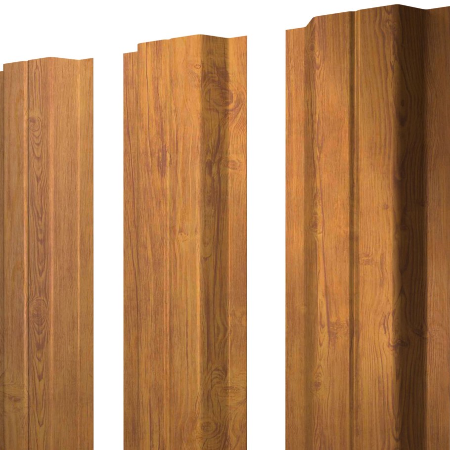 Штакетник м-образный Print Golden Dub 1.2м