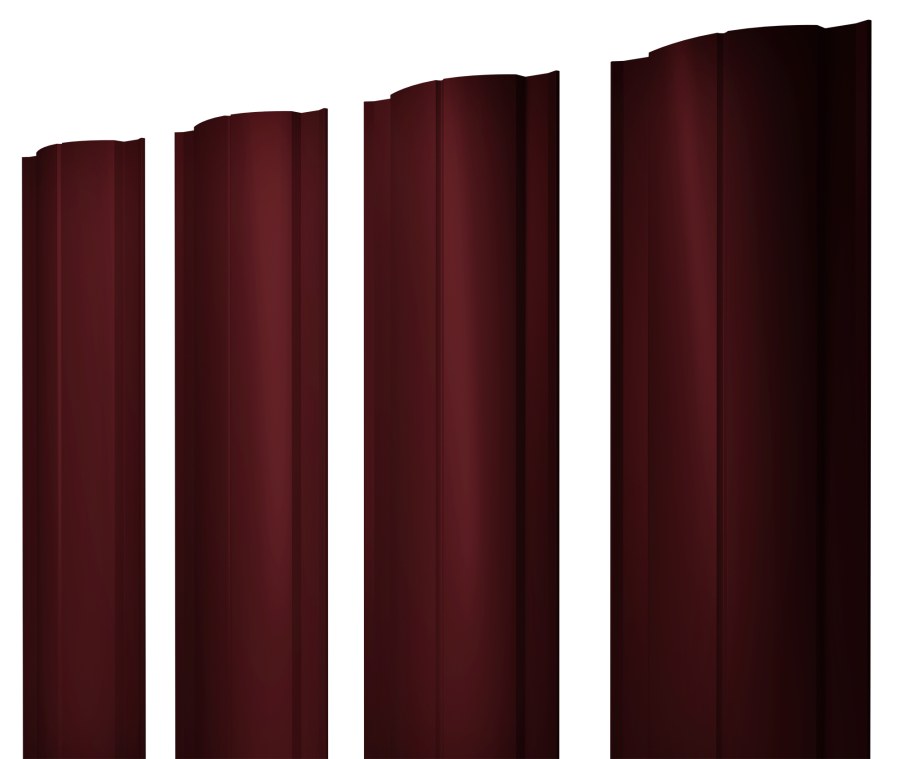 Штакетник круглый фигурный Гранд лайн