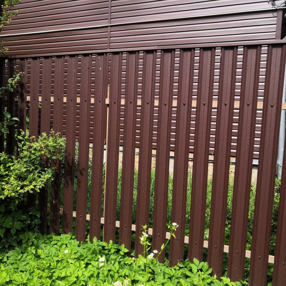 Евроштакетник графит RAL 7024