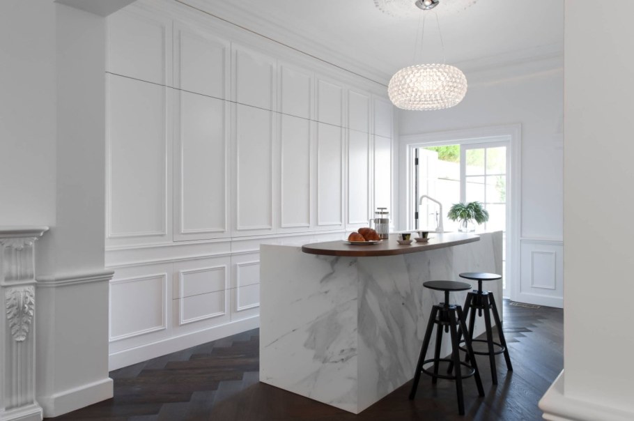 Скрытая кухня в интерьере