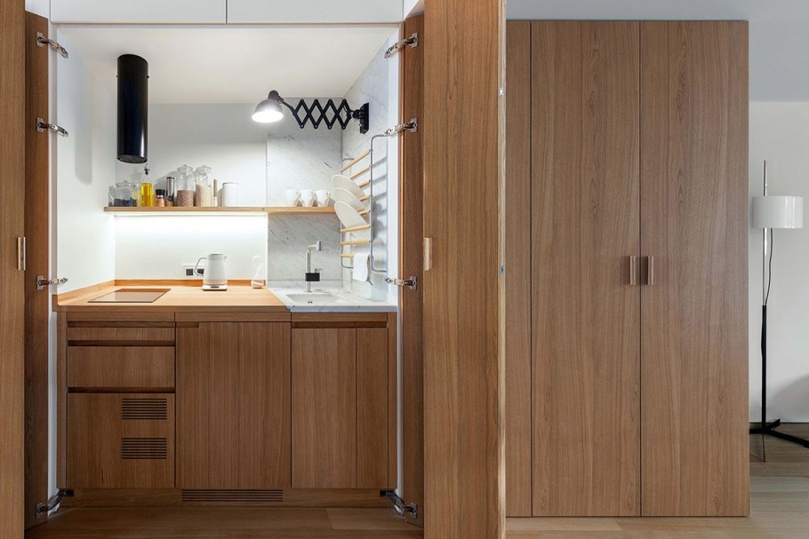 Мини кухня для студии