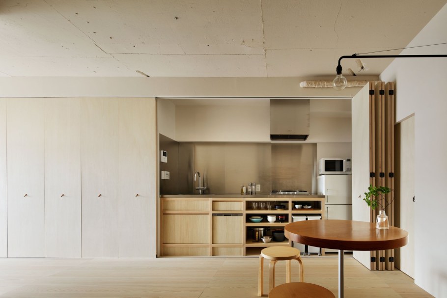 Скрытые кухни в студии