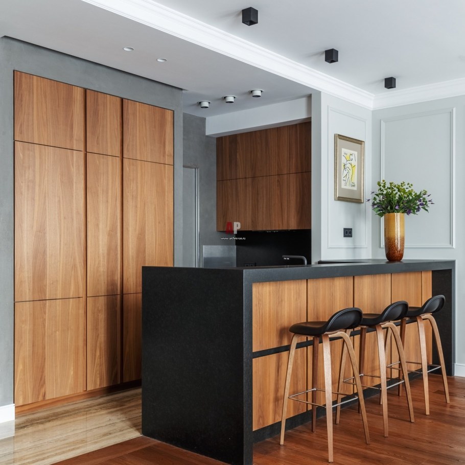 Кухня-шкаф для студий