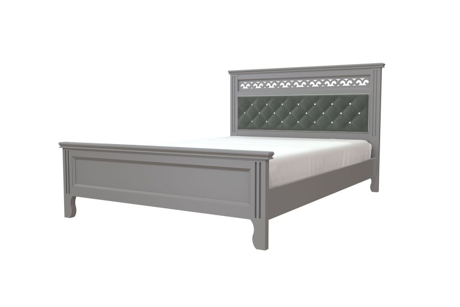 Кровать Грация 1 античный белый