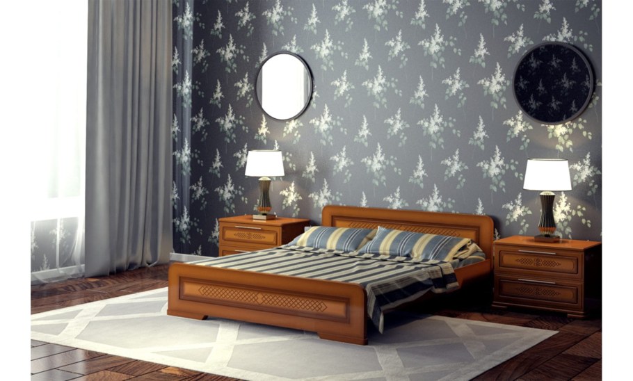 Кровать Грация 1 античный белый Браво