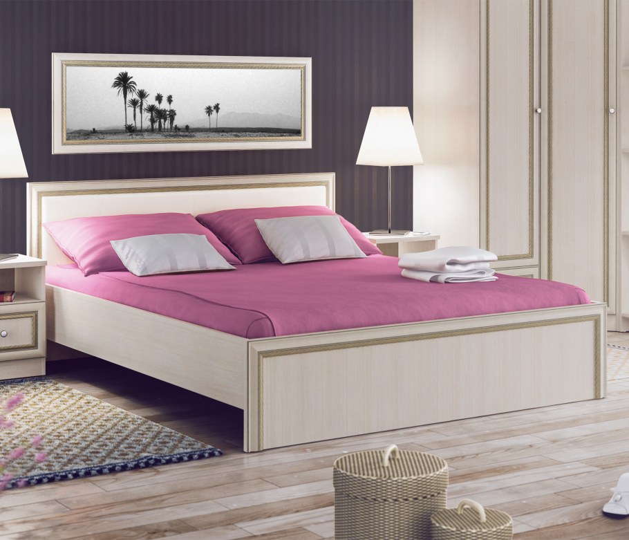 Кровать двуспальная Грация