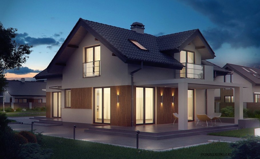 Дом z500 с мансардой