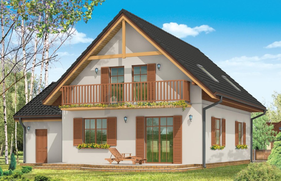 Одноэтажный дом 110 кв,м с мансардой