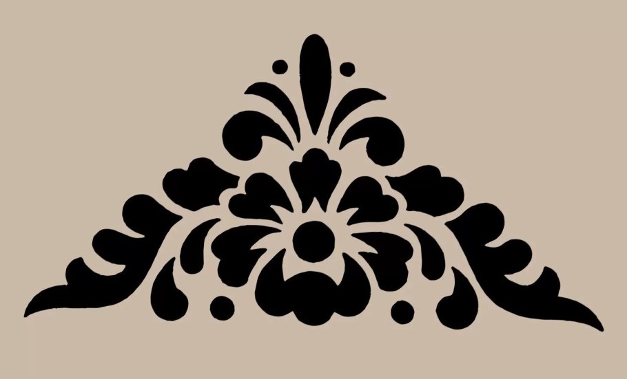 Трафареты узоров для декора