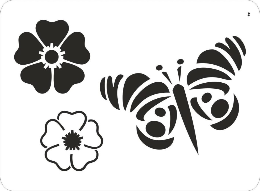 Простые трафареты для декора