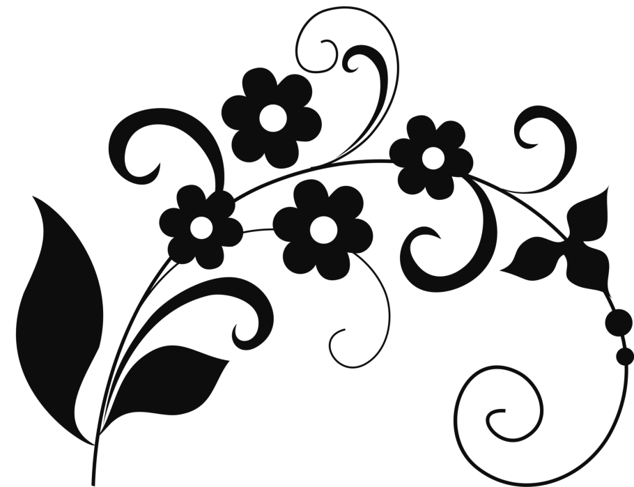 Трафарет "цветы"