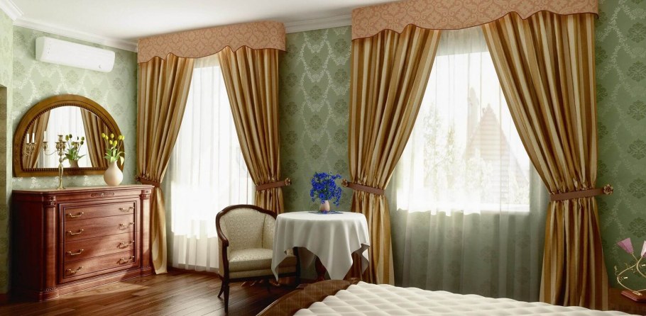 Занавески в спальню