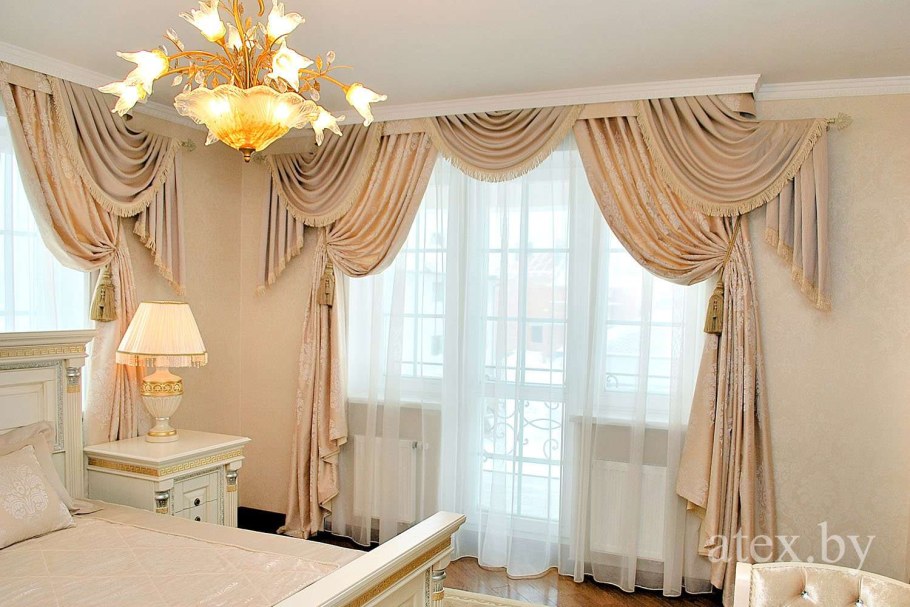Шторы в итальянском стиле для гостиной
