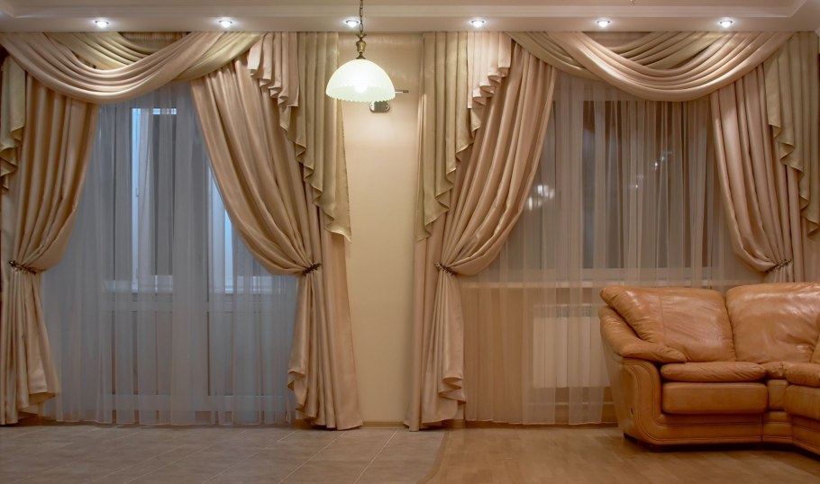 Красивые шторы для гостиной