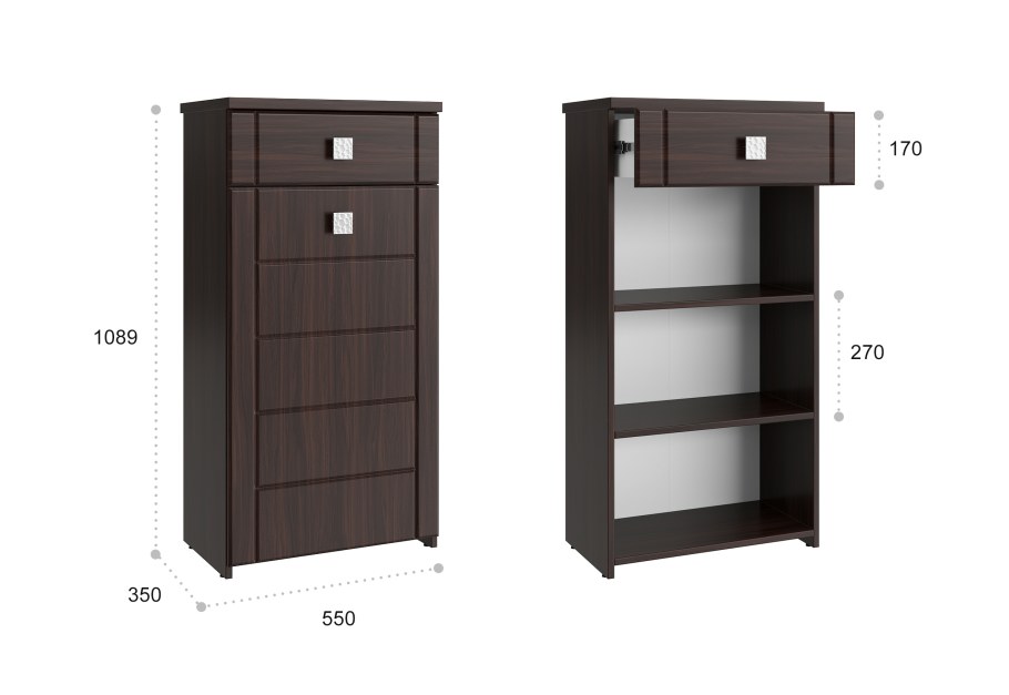 Обувница Compass Изабель из-25