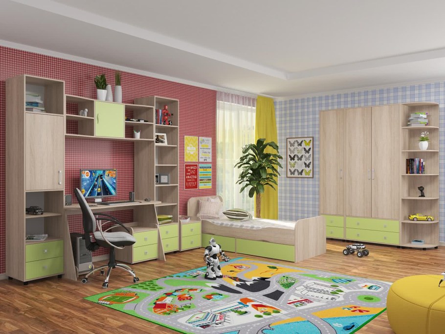 Детская модульная мебель Дельта