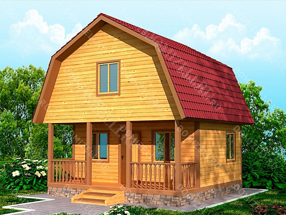 Дома из бруса 6х6 Витязь