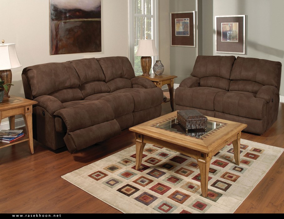 Коричневая мебель в интерьере