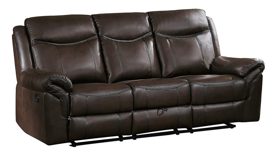 Большой коричневый диван