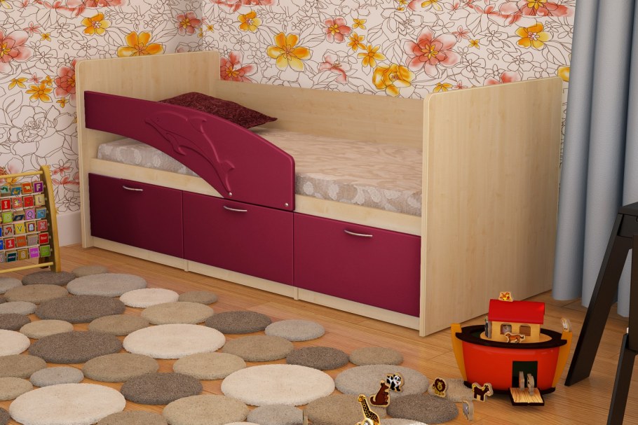 Детская кровать Дельфин 80х160