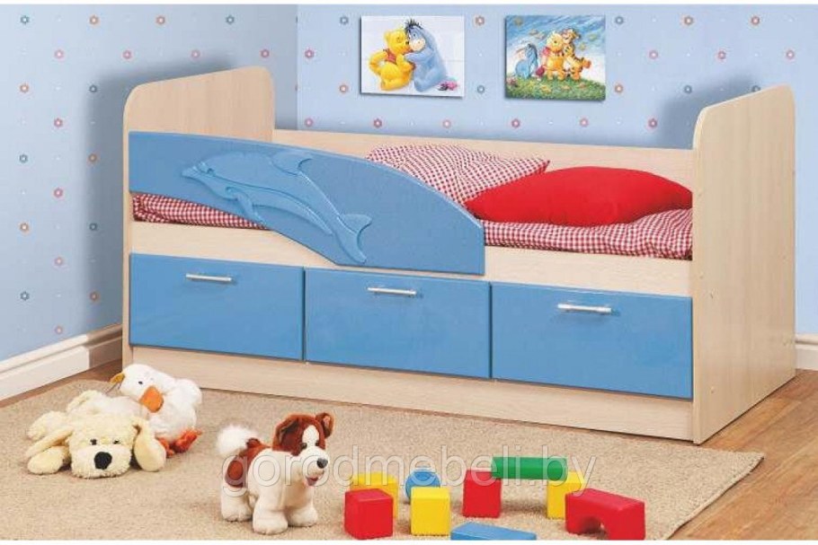 Детская кровать Дельфин 80х160