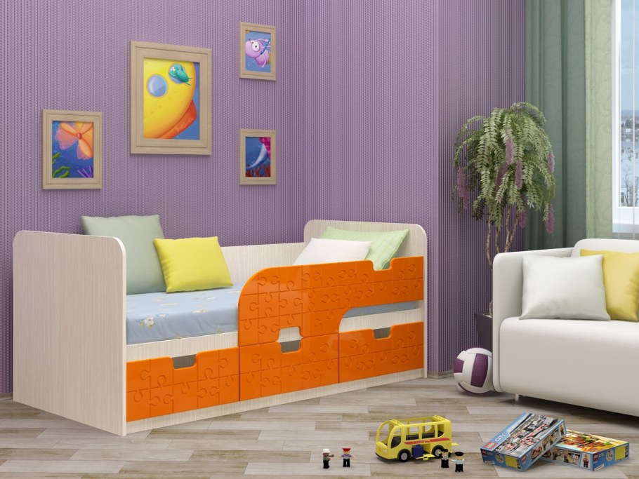 Детская кровать Минима лего