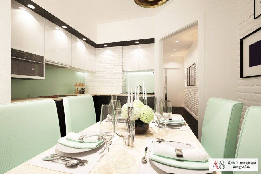 Минимализм в однокомнатной квартире