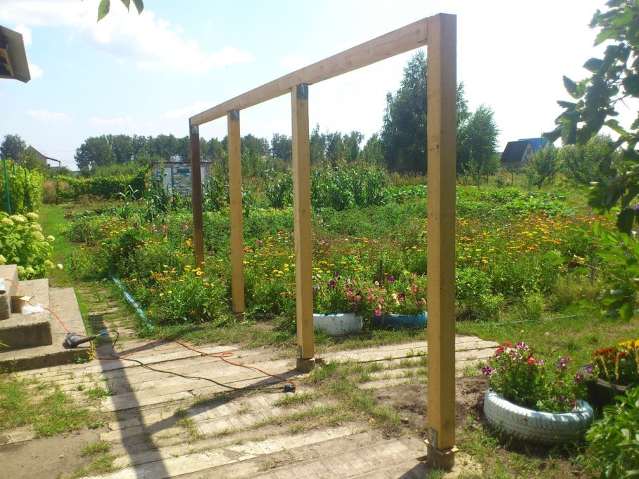 Навес для дачи на Столбах