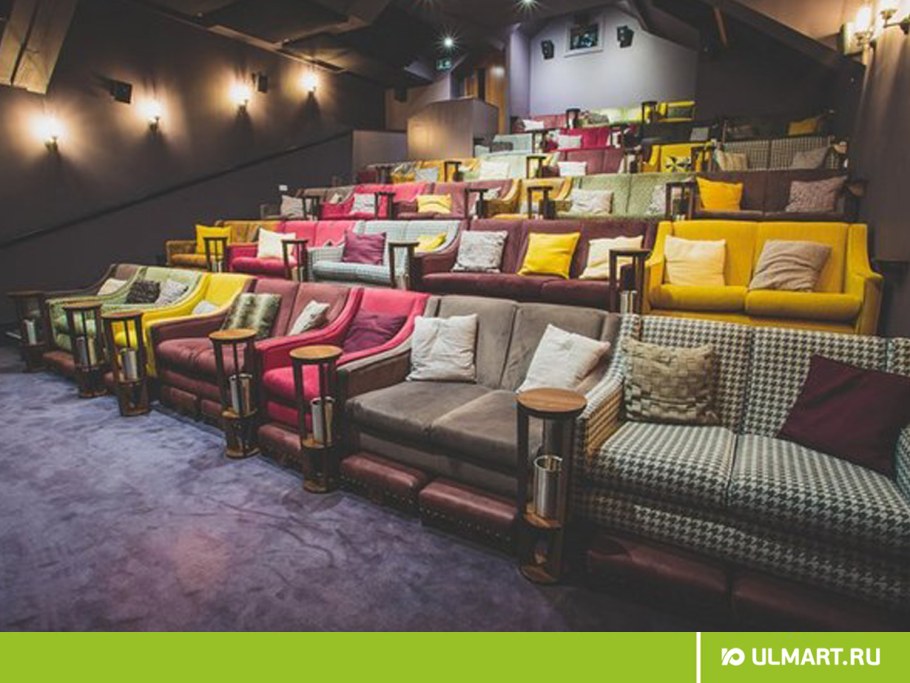 Диваны для домашнего кинотеатра с реклайнером Mobel Zeit