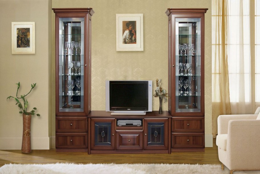 Стенка Джулия Аристократ+патина золото