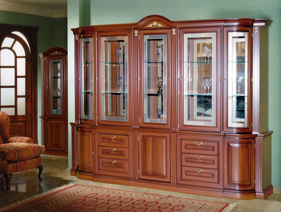 Стенка Джулия Аристократ+патина золото