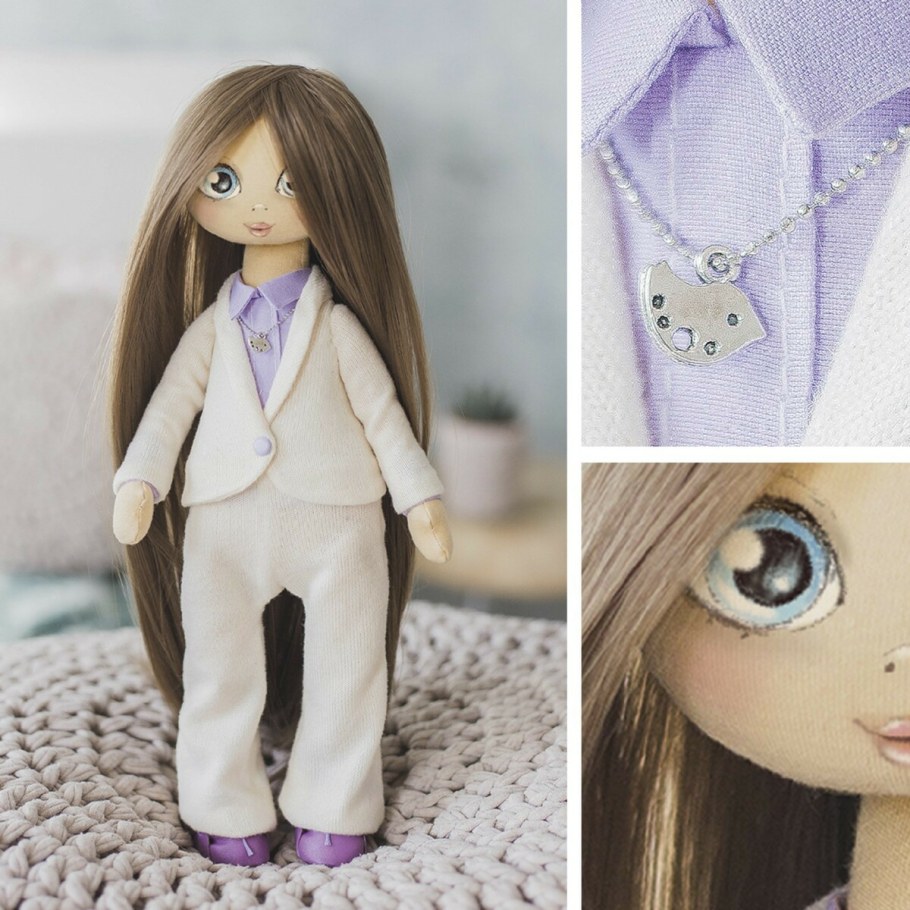 Мягкая кукла Джин интерьерная