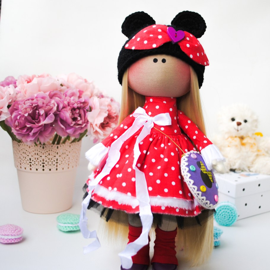 Кукла ручной работы гипоаллергенная