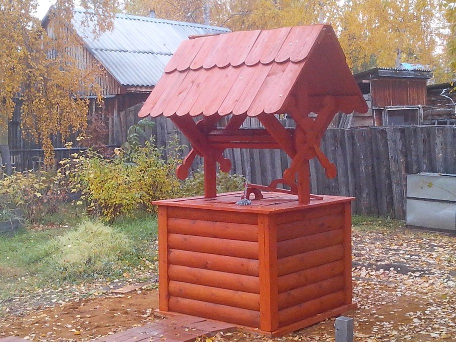 Колодец декоративный круглый