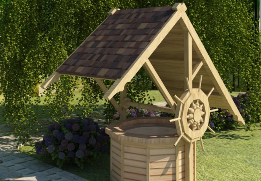 Домик для колодца