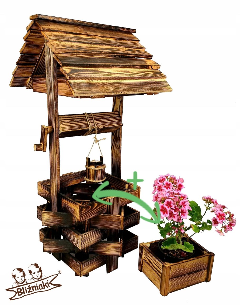 Современный колодец на даче