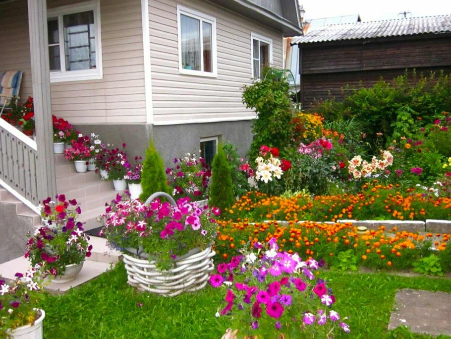 Планировка сада и огорода на склоне