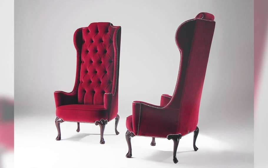 Кресло Стэнфорд с высокой спинкой спинкой