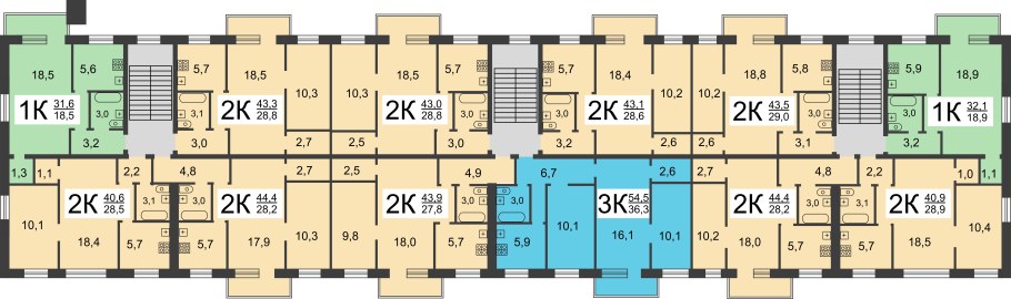 447 Планировка хрущевка планировка