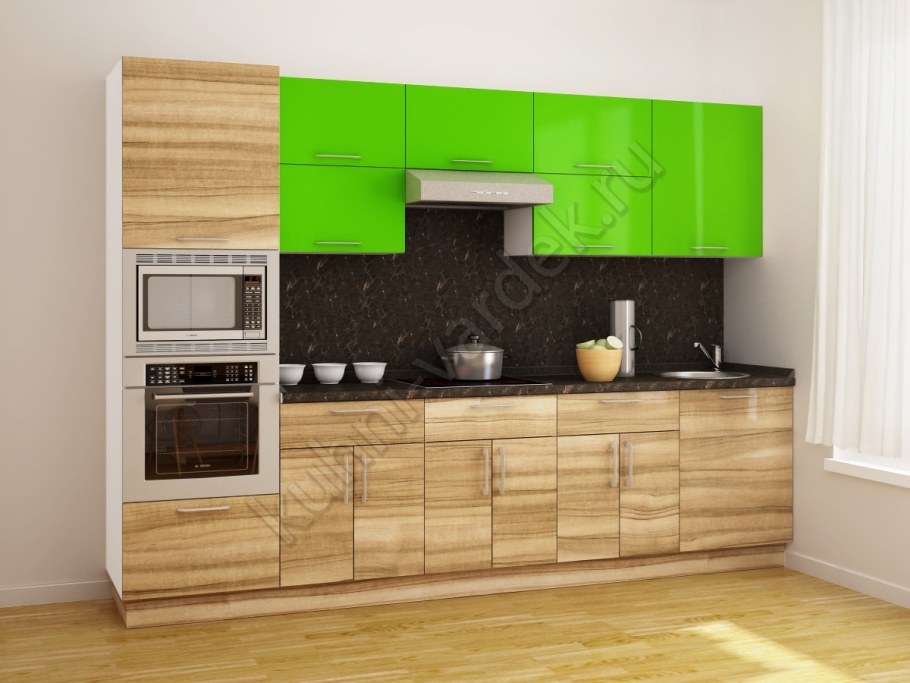 Кухня графит софт тач