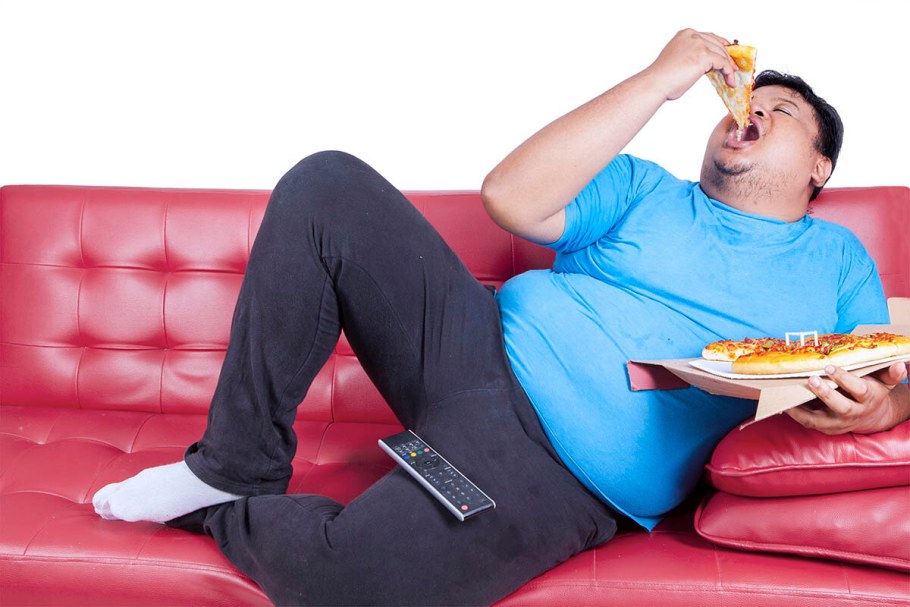 Толстый ленивый человек