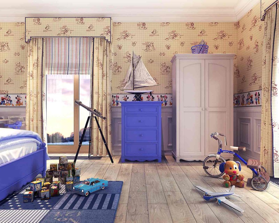 Комната для девочки Прованс голубой