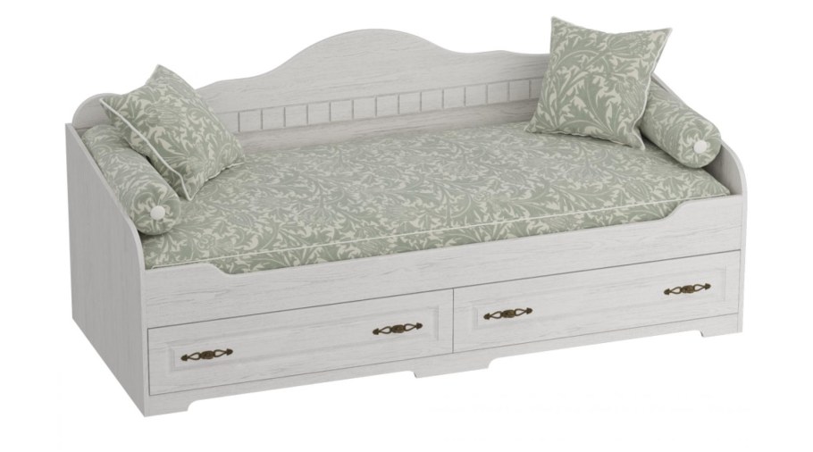 Спальня в бело голубых тонах в стиле Прованс