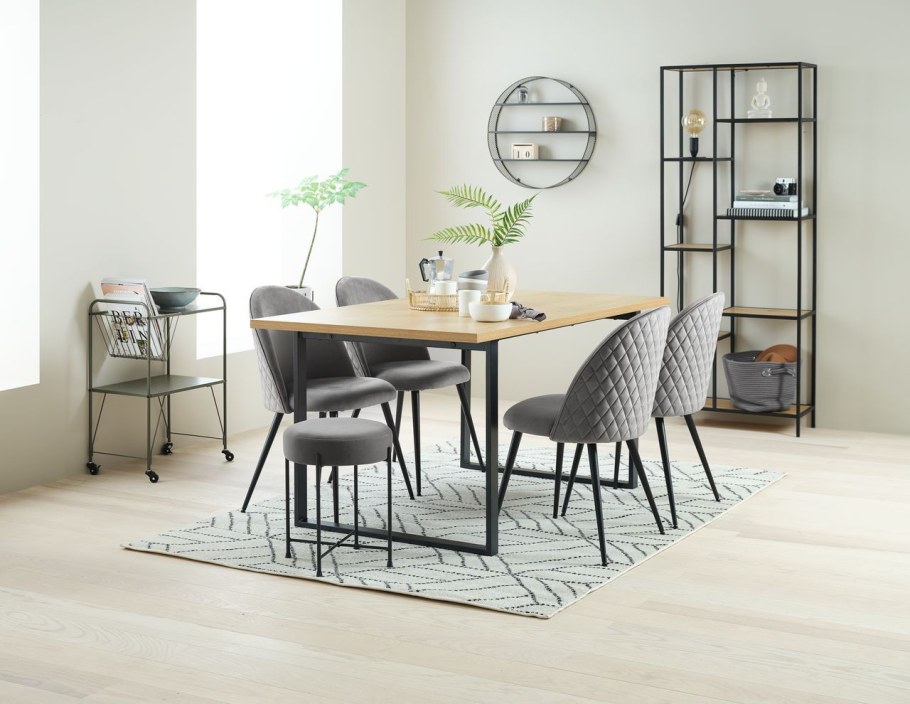 Обеденный стол Aabenraa 80x120 см дуб