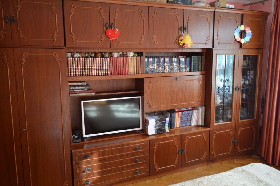 Советская стенка в интерьере